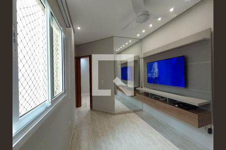 Sala de apartamento à venda com 2 quartos, 84m² em Vila Alpina, Santo André