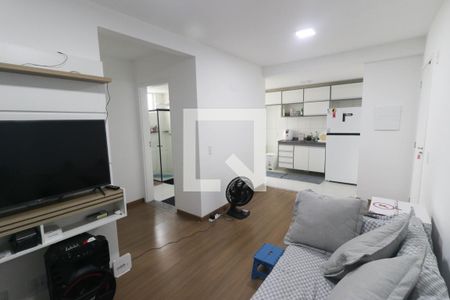 Sala de apartamento para alugar com 1 quarto, 47m² em Chácaras Rio-petrópolis, Duque de Caxias