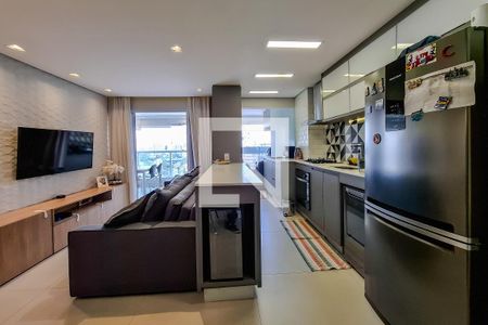 sala de apartamento à venda com 2 quartos, 64m² em Jardim da Glória, São Paulo