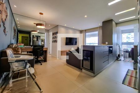 sala de apartamento à venda com 2 quartos, 64m² em Jardim da Glória, São Paulo