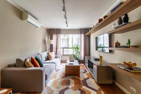 Sala de apartamento à venda com 3 quartos, 130m² em Cerqueira César, São Paulo