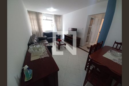 Sala de apartamento para alugar com 1 quarto, 55m² em Itararé, São Vicente