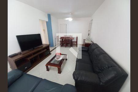 Sala de apartamento para alugar com 1 quarto, 55m² em Itararé, São Vicente