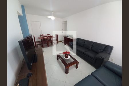 Sala de apartamento para alugar com 1 quarto, 55m² em Itararé, São Vicente