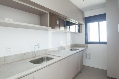 Cozinha de apartamento para alugar com 1 quarto, 44m² em Vila da Serra, Nova Lima