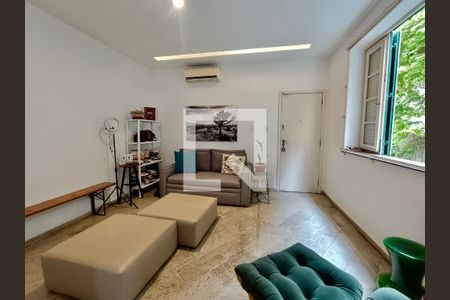 Sala de apartamento à venda com 1 quarto, 100m² em Jardim Botânico, Rio de Janeiro