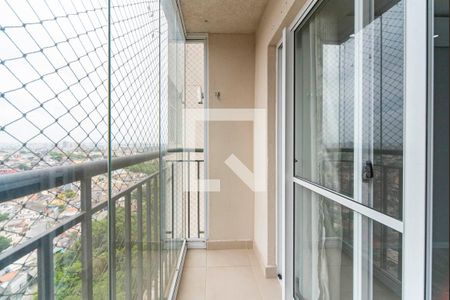 Varanda da Sala de apartamento à venda com 3 quartos, 60m² em Parque Sao Vicente, Santo André