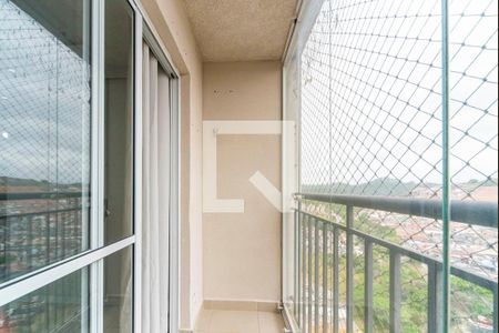 Varanda da Sala de apartamento à venda com 3 quartos, 60m² em Parque Sao Vicente, Santo André