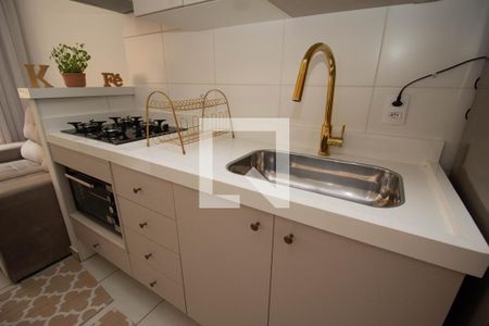 Cozinha de apartamento para alugar com 2 quartos, 32m² em Piqueri, São Paulo