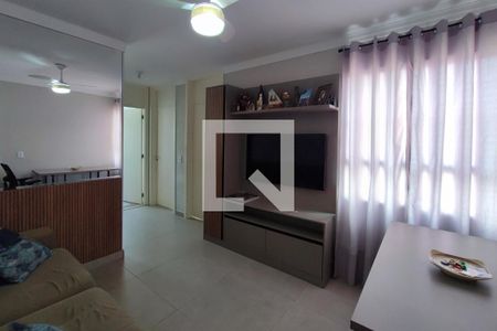 Sala de apartamento para alugar com 2 quartos, 44m² em Jardim do Lago Continuação, Campinas