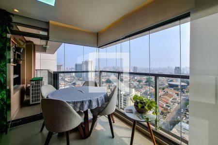 varanda de apartamento à venda com 2 quartos, 74m² em Vila Dom Pedro I, São Paulo