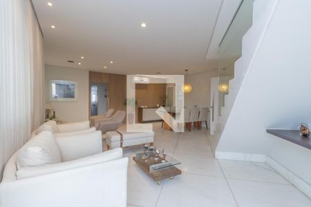 Sala de apartamento à venda com 4 quartos, 252m² em Silveira, Belo Horizonte