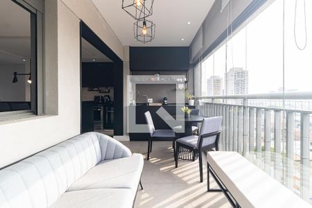 Varanda da Sala de apartamento à venda com 2 quartos, 79m² em Cambuci, São Paulo