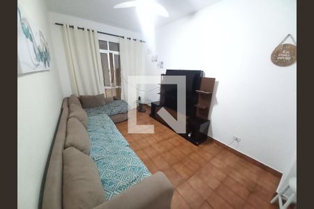 Sala de apartamento para alugar com 1 quarto, 60m² em Itararé, São Vicente