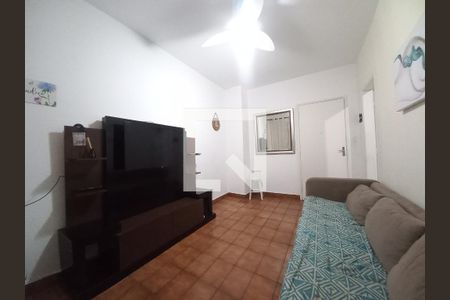 Sala de apartamento para alugar com 1 quarto, 60m² em Itararé, São Vicente