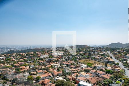 Varanda da Sala de apartamento à venda com 4 quartos, 218m² em Belvedere, Belo Horizonte