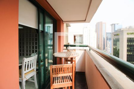 Varanda de apartamento para alugar com 1 quarto, 40m² em Itaim Bibi, São Paulo