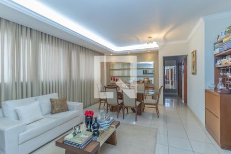 Sala de apartamento à venda com 3 quartos, 90m² em Palmares, Belo Horizonte