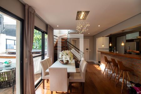 Sala de Jantar de apartamento à venda com 3 quartos, 181m² em Santo Amaro, São Paulo