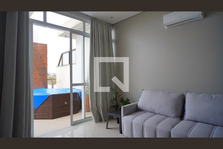 Sala terraço de apartamento para alugar com 2 quartos, 120m² em Lagoa Pequena, Florianópolis