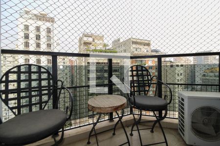 Varanda de apartamento para alugar com 1 quarto, 43m² em Jardim Paulista, São Paulo