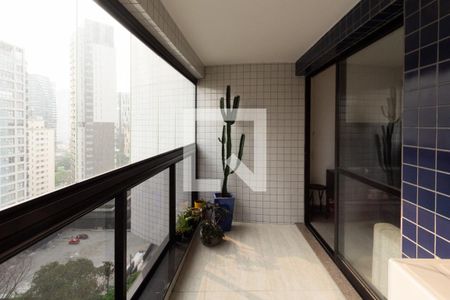 Varanda de apartamento para alugar com 2 quartos, 60m² em Vila Nova Conceição, São Paulo