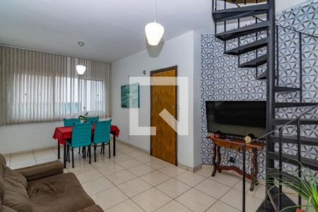 Sala de apartamento à venda com 5 quartos, 135m² em Alto Caiçaras, Belo Horizonte