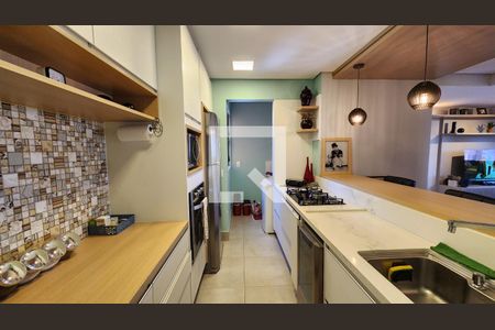 Cozinha e Área de Serviço de apartamento para alugar com 2 quartos, 74m² em Parque Residencial Nove de Julho, Jundiaí