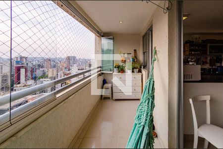 Varanda de apartamento à venda com 3 quartos, 84m² em Gutierrez, Belo Horizonte