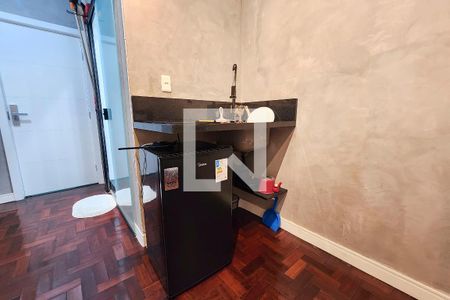 Cozinha de apartamento para alugar com 1 quarto, 32m² em Centro, Rio de Janeiro