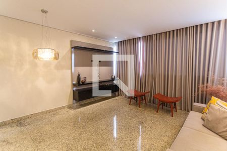 Sala de apartamento para alugar com 3 quartos, 97m² em Santa Efigênia, Belo Horizonte