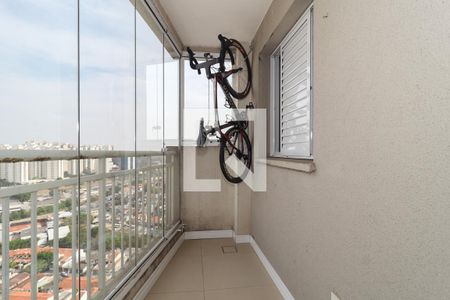 Varanda da Sala de apartamento para alugar com 2 quartos, 50m² em Jardim Monte Alegre, Taboão da Serra