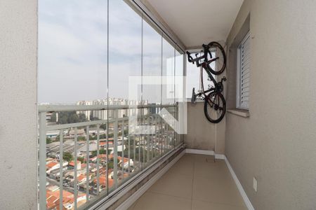 Varanda da Sala de apartamento para alugar com 2 quartos, 50m² em Jardim Monte Alegre, Taboão da Serra