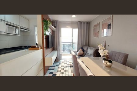 Sala de apartamento à venda com 2 quartos, 50m² em Utinga, Santo André