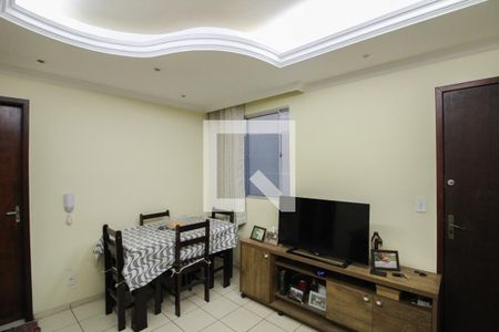 Sala de apartamento à venda com 2 quartos, 49m² em João Pinheiro, Belo Horizonte