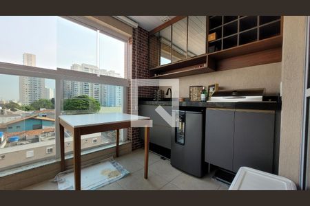 Varanda - Sala de apartamento à venda com 2 quartos, 75m² em Campestre, Santo André