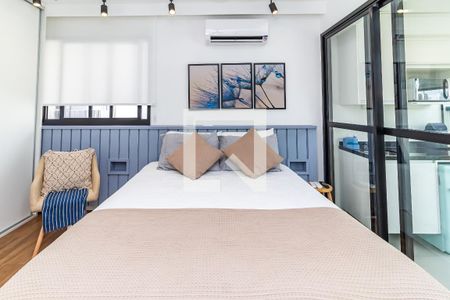 Quarto / Sala de kitnet/studio à venda com 1 quarto, 25m² em Perdizes, São Paulo