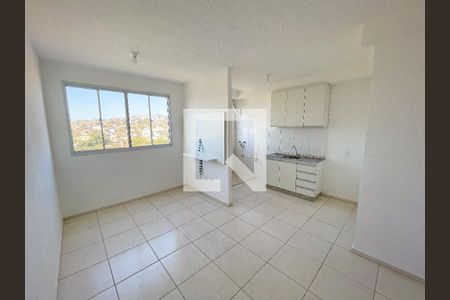 Sala de apartamento para alugar com 2 quartos, 46m² em Jk, Contagem