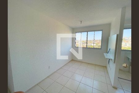 Sala de apartamento para alugar com 2 quartos, 46m² em Jk, Contagem