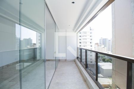 Varanda da Sala de apartamento para alugar com 4 quartos, 130m² em Lourdes, Belo Horizonte