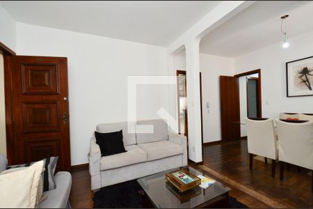 Sala de estar de apartamento à venda com 4 quartos, 180m² em União, Belo Horizonte