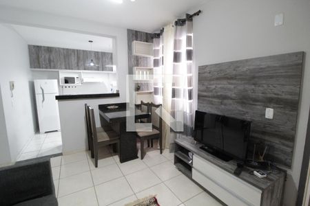 Sala de apartamento para alugar com 2 quartos, 45m² em Gávea, Uberlândia