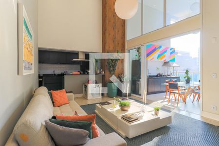 Sala de apartamento à venda com 3 quartos, 163m² em Brooklin, São Paulo