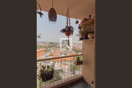 Sacada da Sala de apartamento à venda com 3 quartos, 74m² em Loteamento Parque São Martinho, Campinas