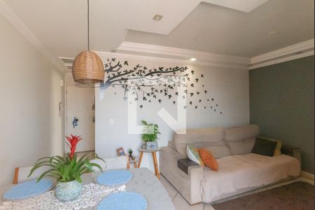 Sala de apartamento à venda com 3 quartos, 74m² em Loteamento Parque São Martinho, Campinas