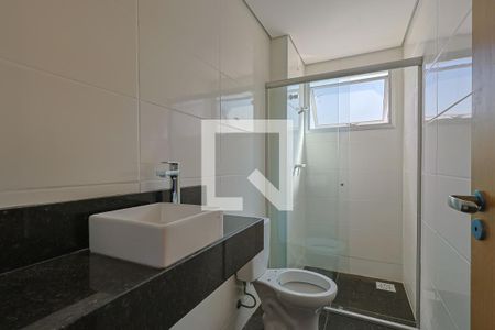 Banheiro da Suíte 1 de apartamento à venda com 3 quartos, 140m² em Cruzeiro, Belo Horizonte