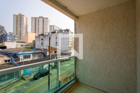 Varanda da sala de apartamento à venda com 3 quartos, 67m² em Parque São Vicente, Santo André