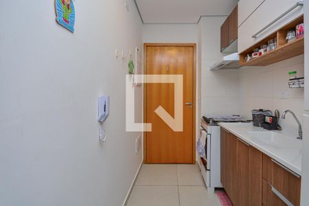 Cozinha de apartamento à venda com 1 quarto, 28m² em Jardim Sabará, São Paulo