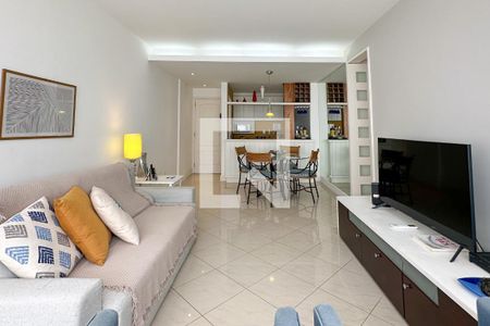 Sala/Sala de jantar de apartamento à venda com 3 quartos, 106m² em Leblon, Rio de Janeiro