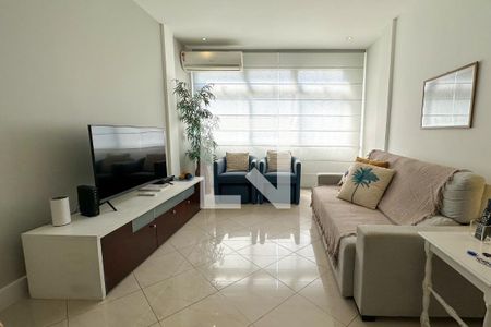 Sala/Sala de jantar de apartamento à venda com 3 quartos, 106m² em Leblon, Rio de Janeiro